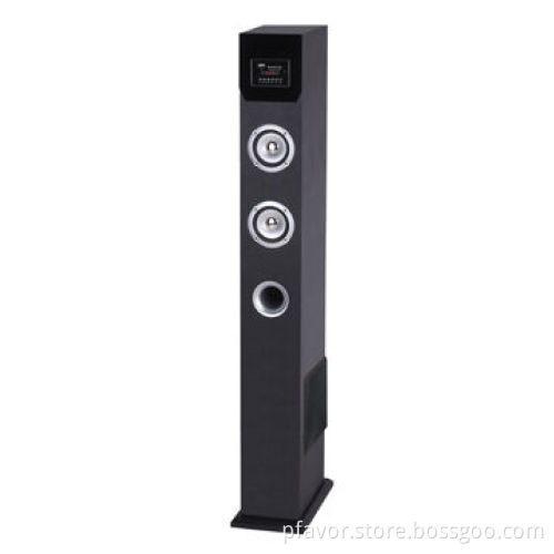 60W 2.1-channel Bluetooth Tower Speaker with USB and SD Card Slot